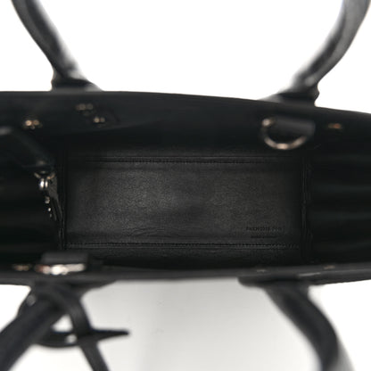 Saint Laurent Calfskin Crocodile Embossed Nano Sac De Jour Black 5 of 10