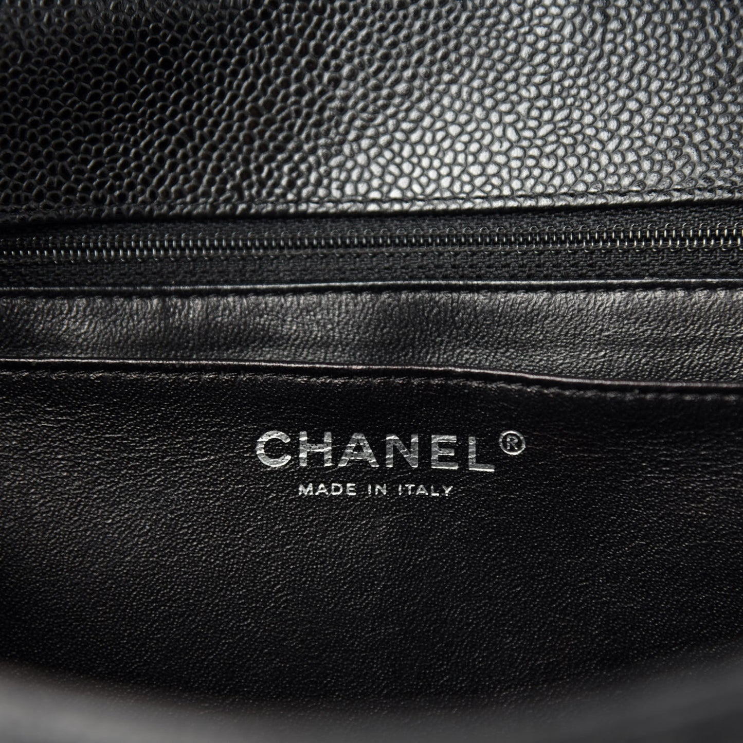 Caviar Quilted Jumbo Single Flap Black