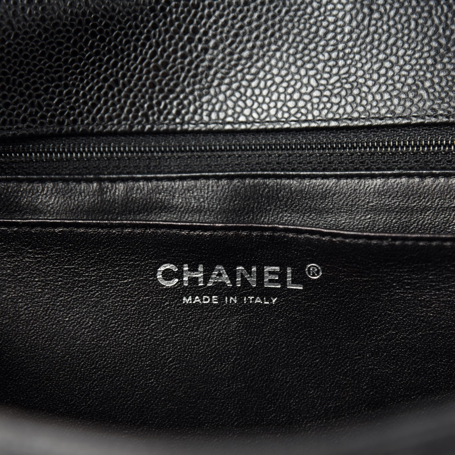 Chanel Caviar Quilted Jumbo Single Flap Black 8 of 10