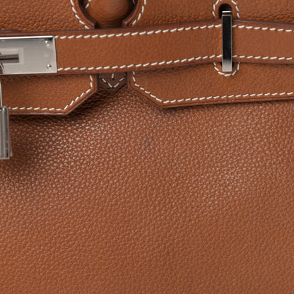 Hermes Natural Barenia Faubourg Birkin 35 Fauve 9 of 10