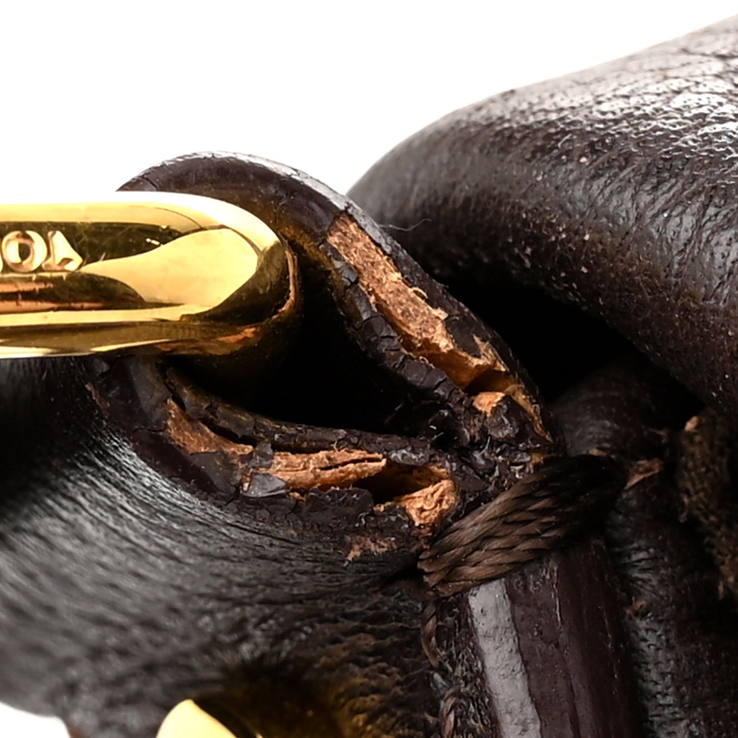 Grained Calfskin Medium Jennifer Crossbody Bag Brown