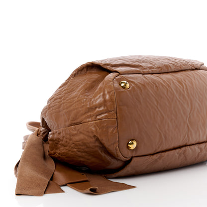 Prada Nappa Antique Bow Bag Cocco 9 of 10