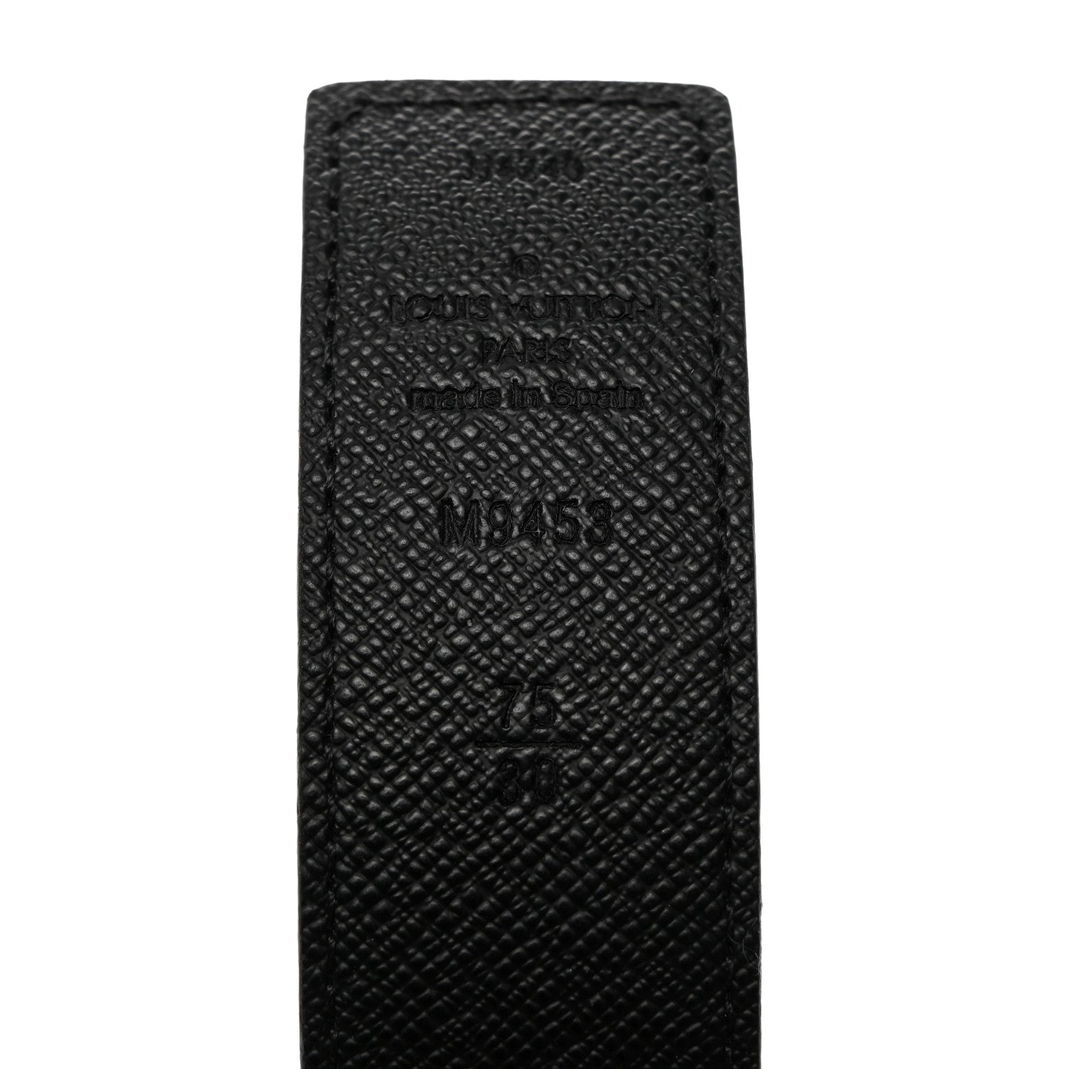 Louis Vuitton Calfskin Monogram 30mm LV Initiales Reversible Belt 75 30 Black 6 of 6