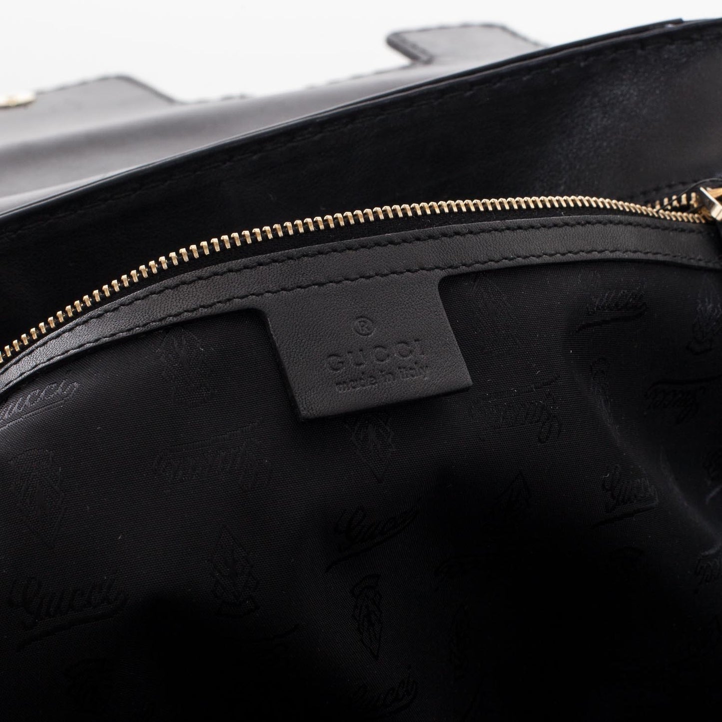 Leather Queen Tote Black