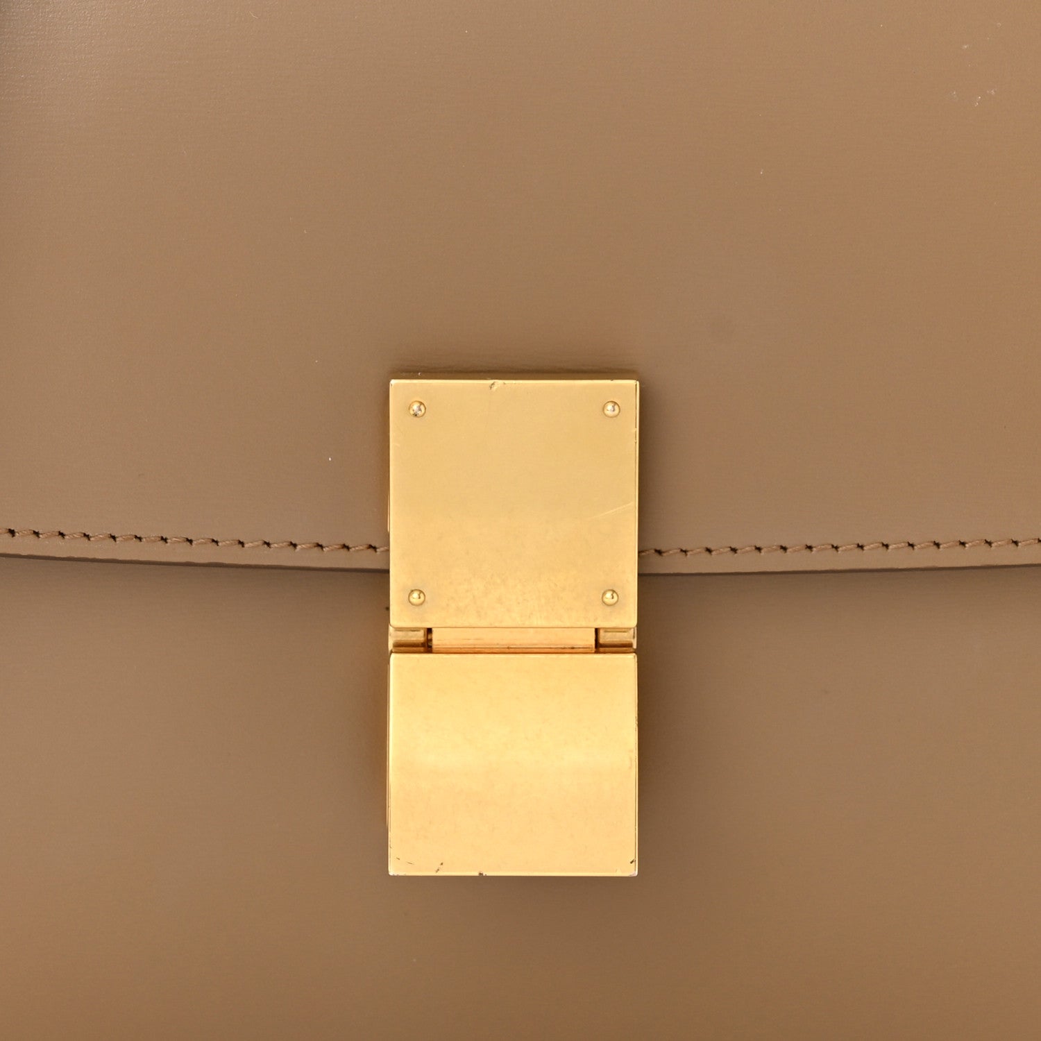 Celine Box Calfskin Medium Classic Box Flap Bag Light Camel 8 of 12