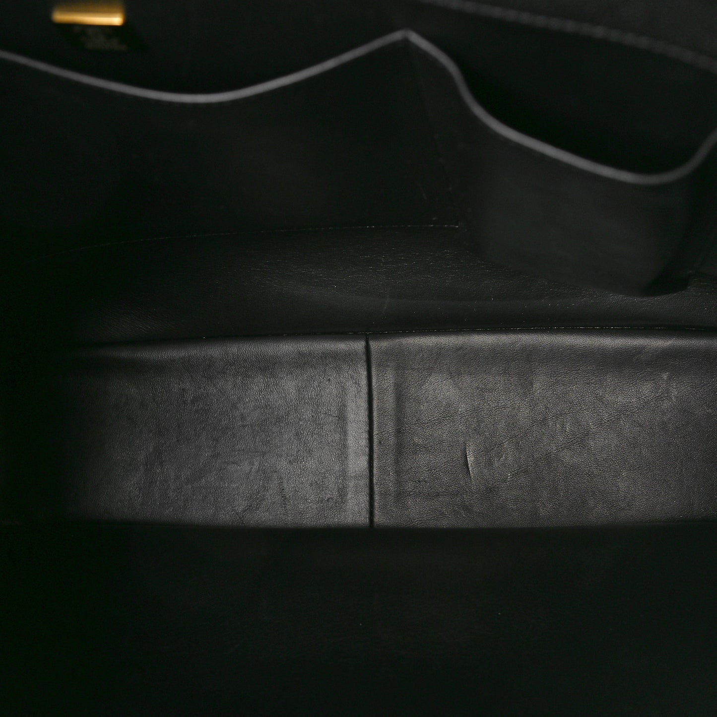 Caviar Quilted Large CC Shopping Tote Black