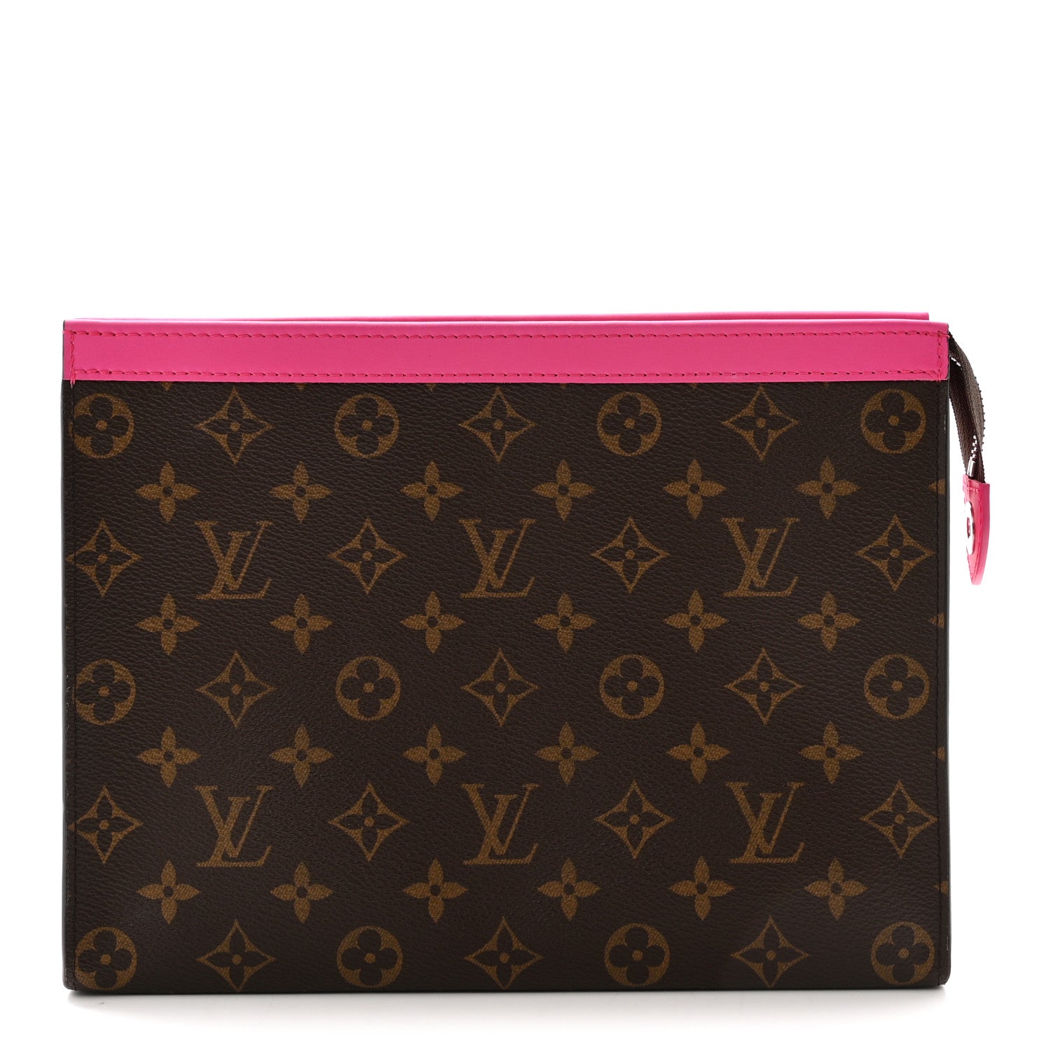 Louis Vuitton Monogram Macassar Pochette Voyage MM Fuchsia 1 of 6