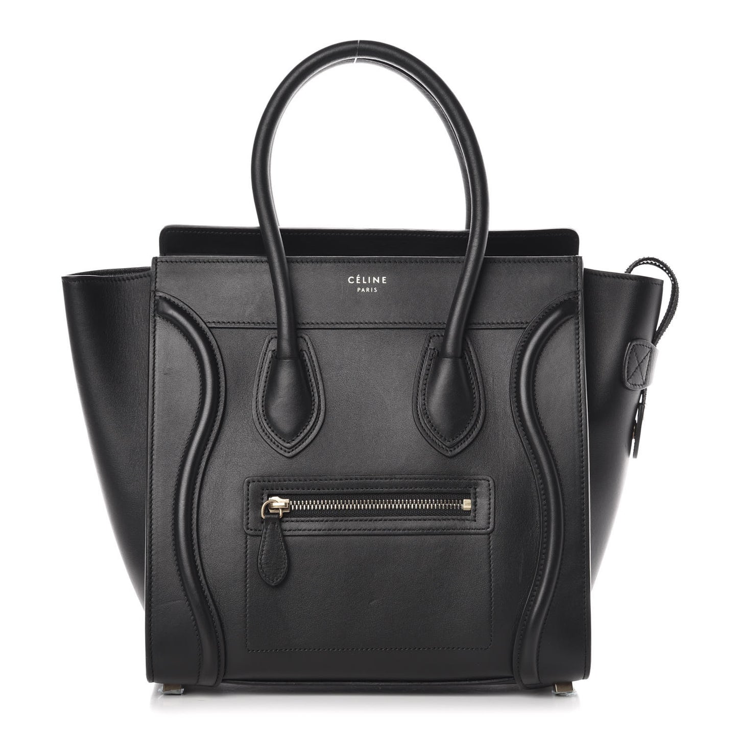 Smooth Calfskin Micro Luggage Black