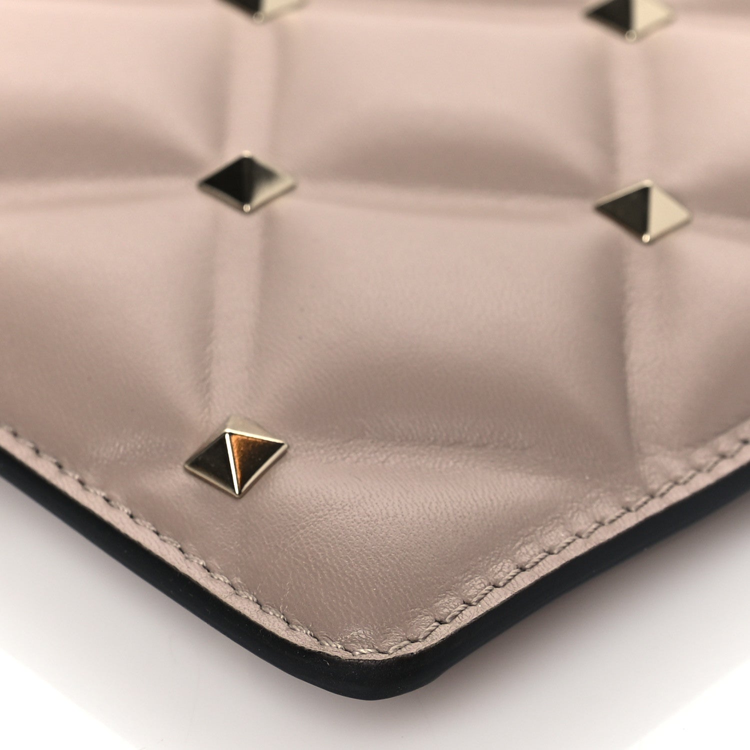 Valentino Garavani Nappa Candystud Zip Pouch Poudre 12 of 12