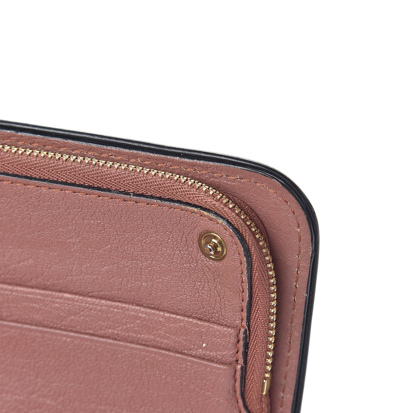 Grained Calfskin Portefeuille Wallet Romantic Mauve