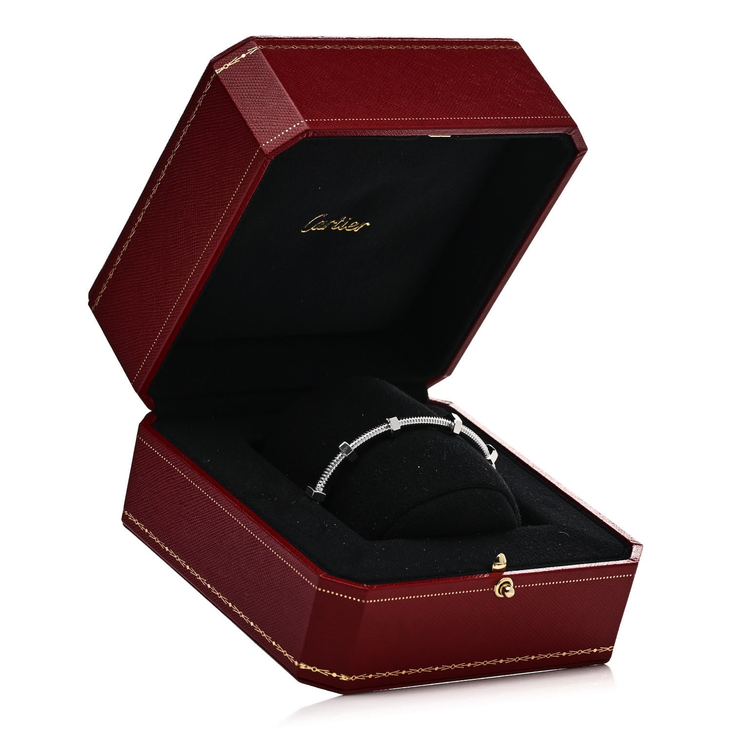 Cartier 18K White Gold Ecrou de Cartier Bracelet 18 4 of 4