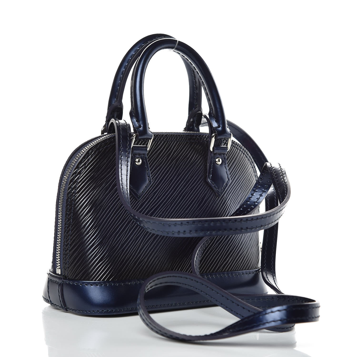 Louis Vuitton Epi Sequins Flame Alma Nano Blue Nuit 3 of 8