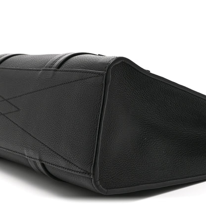 Louis Vuitton Grained Calfskin LV Aerogram Tote Black 9 of 9