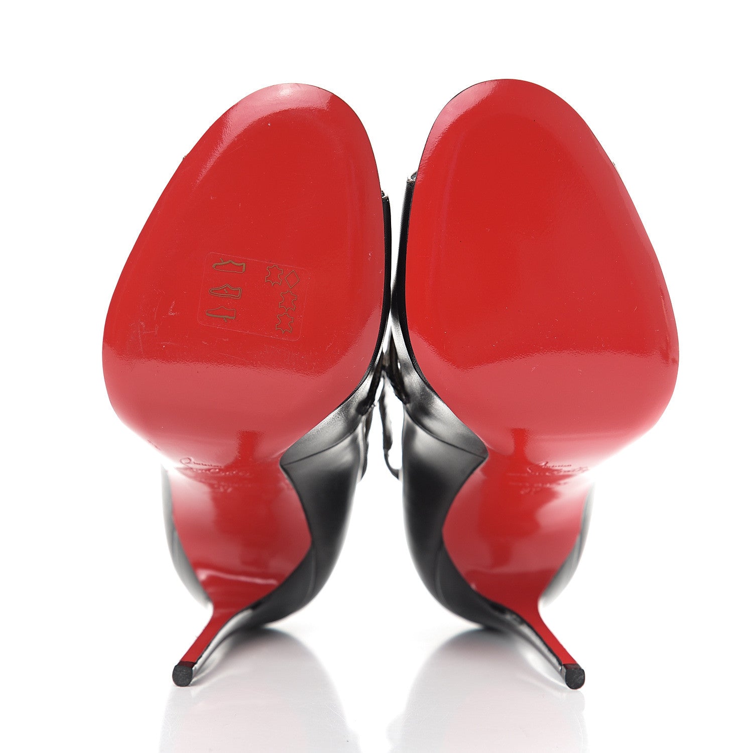 Christian Louboutin Kid Patent Mosaika 100 Pump 37 Black 5 of 8