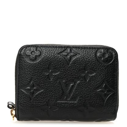 Louis Vuitton Empreinte Zippy Coin Purse Black 1 of 8