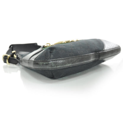 Gucci Monogram Web Hasler Hobo Black 5 of 9