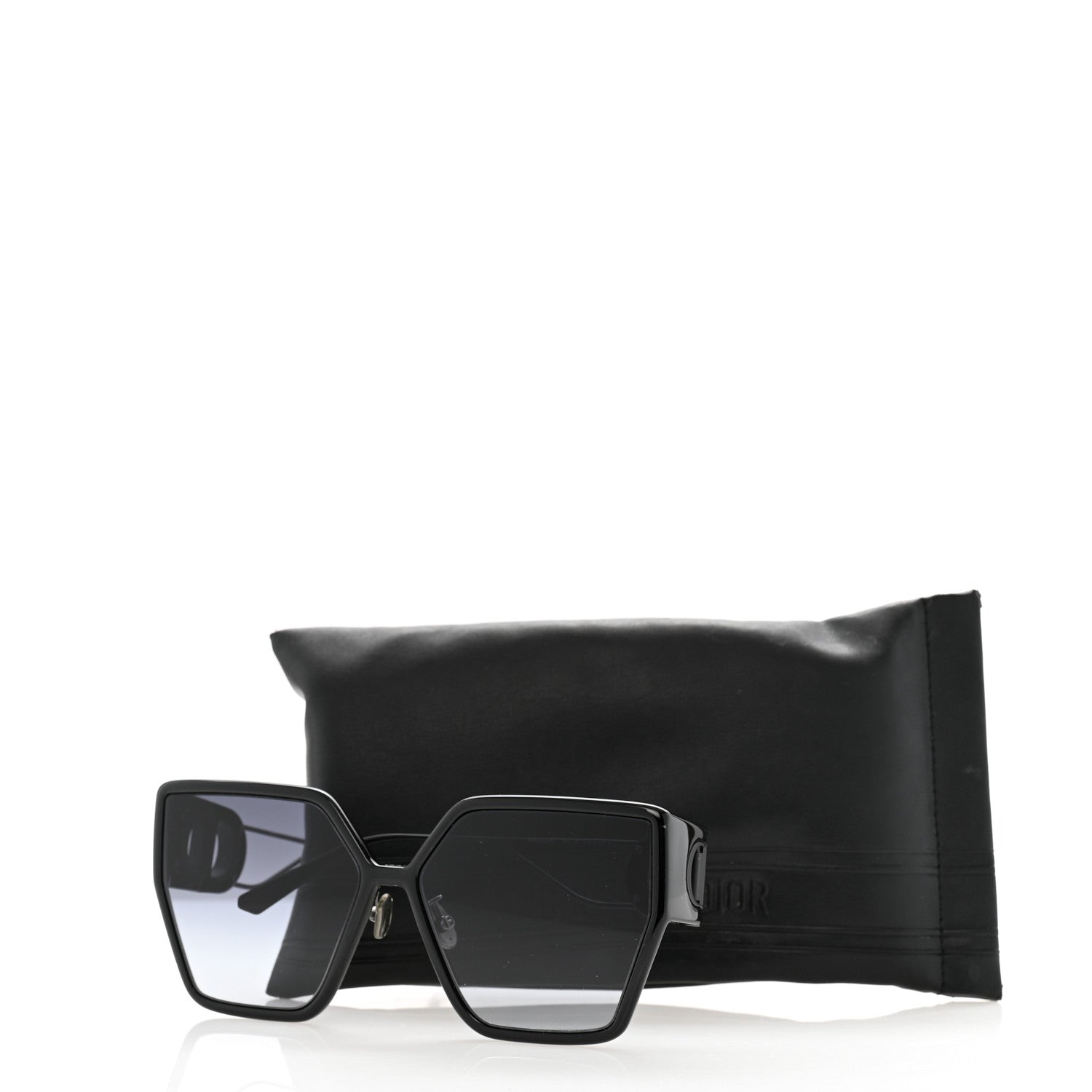 Christian Dior Acetate Square 30 Montaigne Sunglasses Black 8 of 8