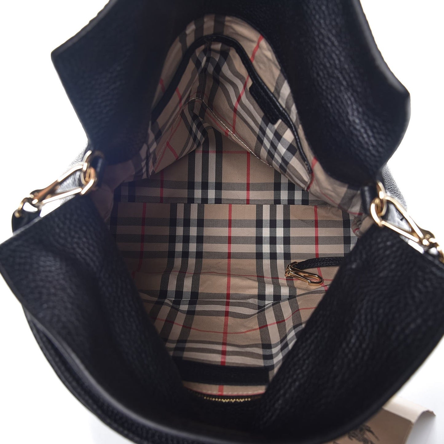 Grainy Calfskin Medium Cale Hobo Black