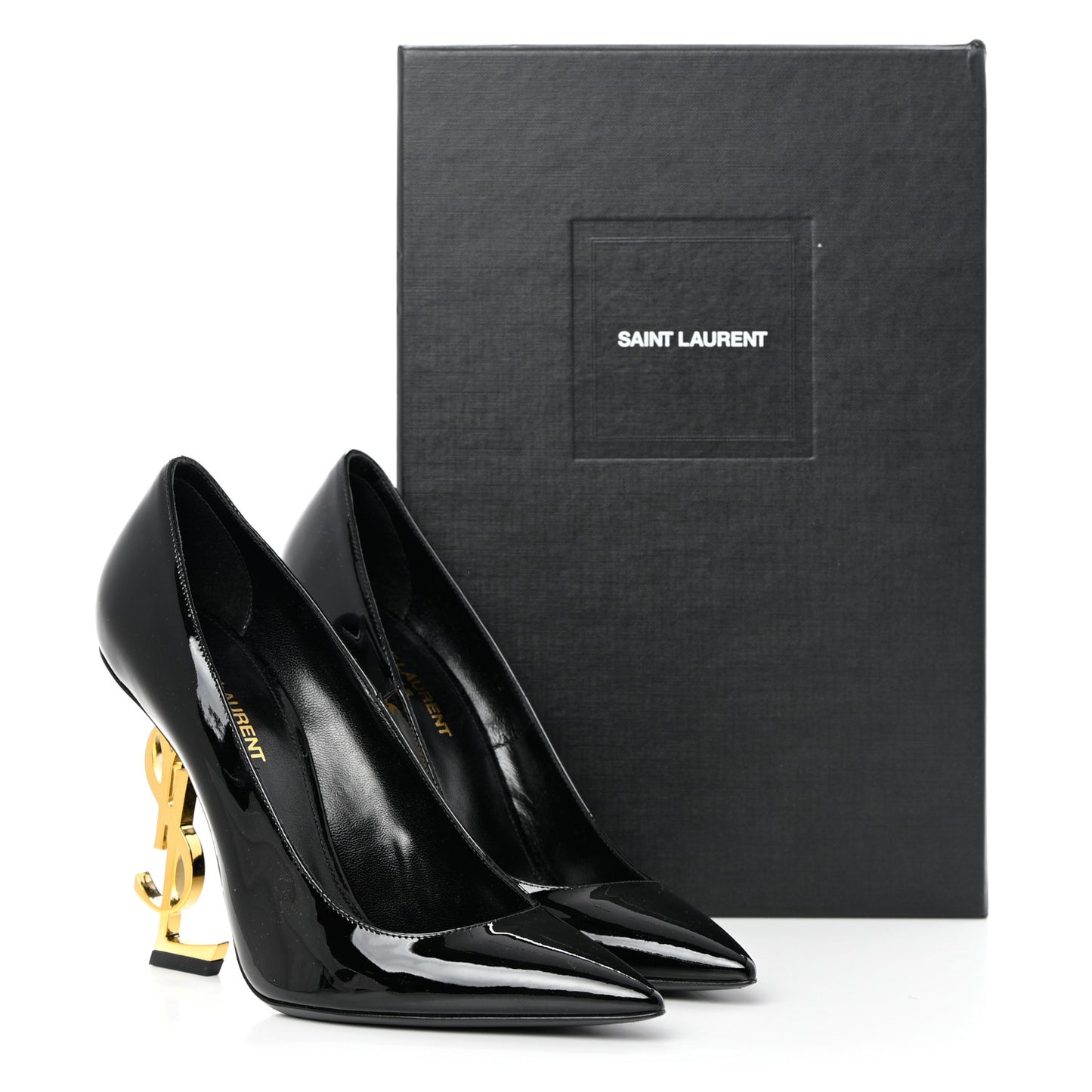 Patent Opyum 110 Pumps 38 Black Gold
