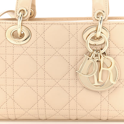Christian Dior Lambskin Cannage Medium Lady D-Joy Sand 8 of 10
