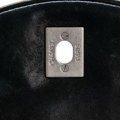 Chanel Lambskin Chevron Medium Leo Lion Flap Black 7 of 8