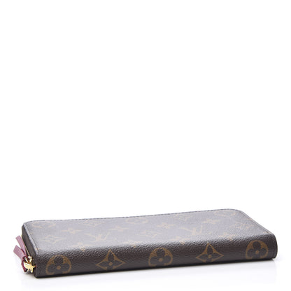 Louis Vuitton Monogram Clemence Wallet Fuchsia 3 of 8