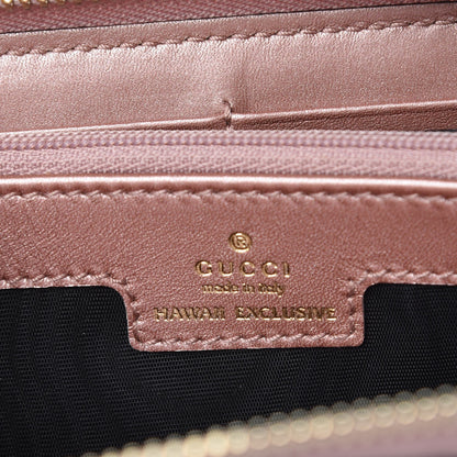 Gucci Shine Microguccissima Emily Zip Around Wallet Dark Cipria 6 of 8