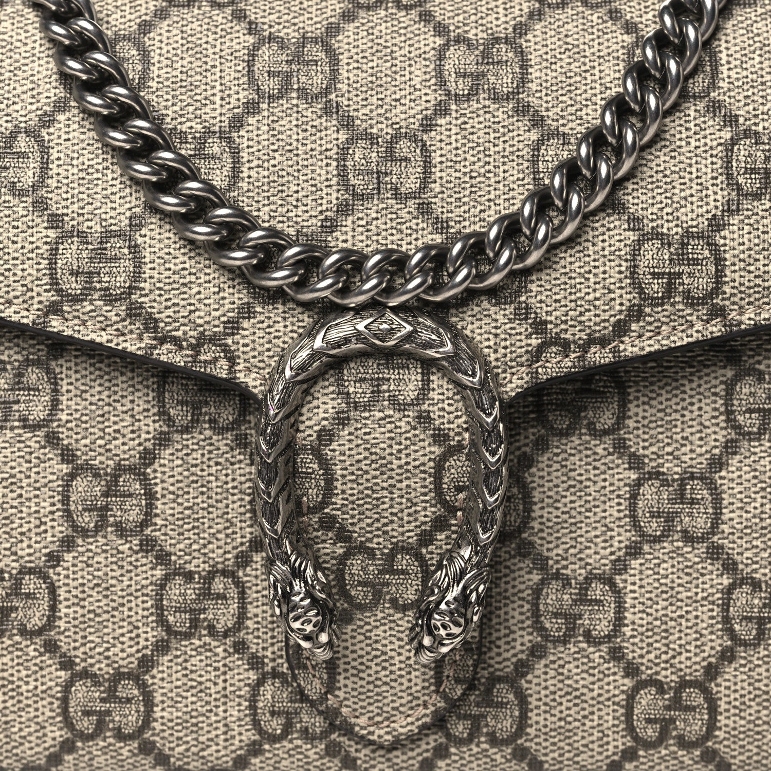 Gucci GG Supreme Monogram Mini Dionysus Chain Wallet 8 of 10