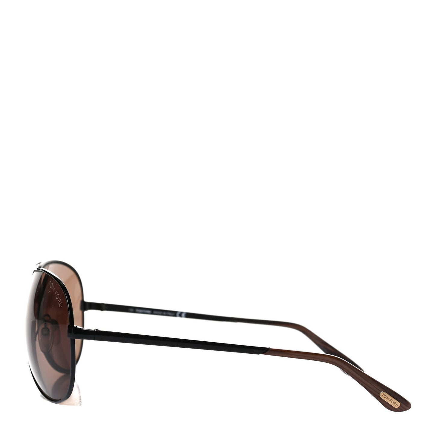 Metal Charles Aviator Sunglasses TF35 Black