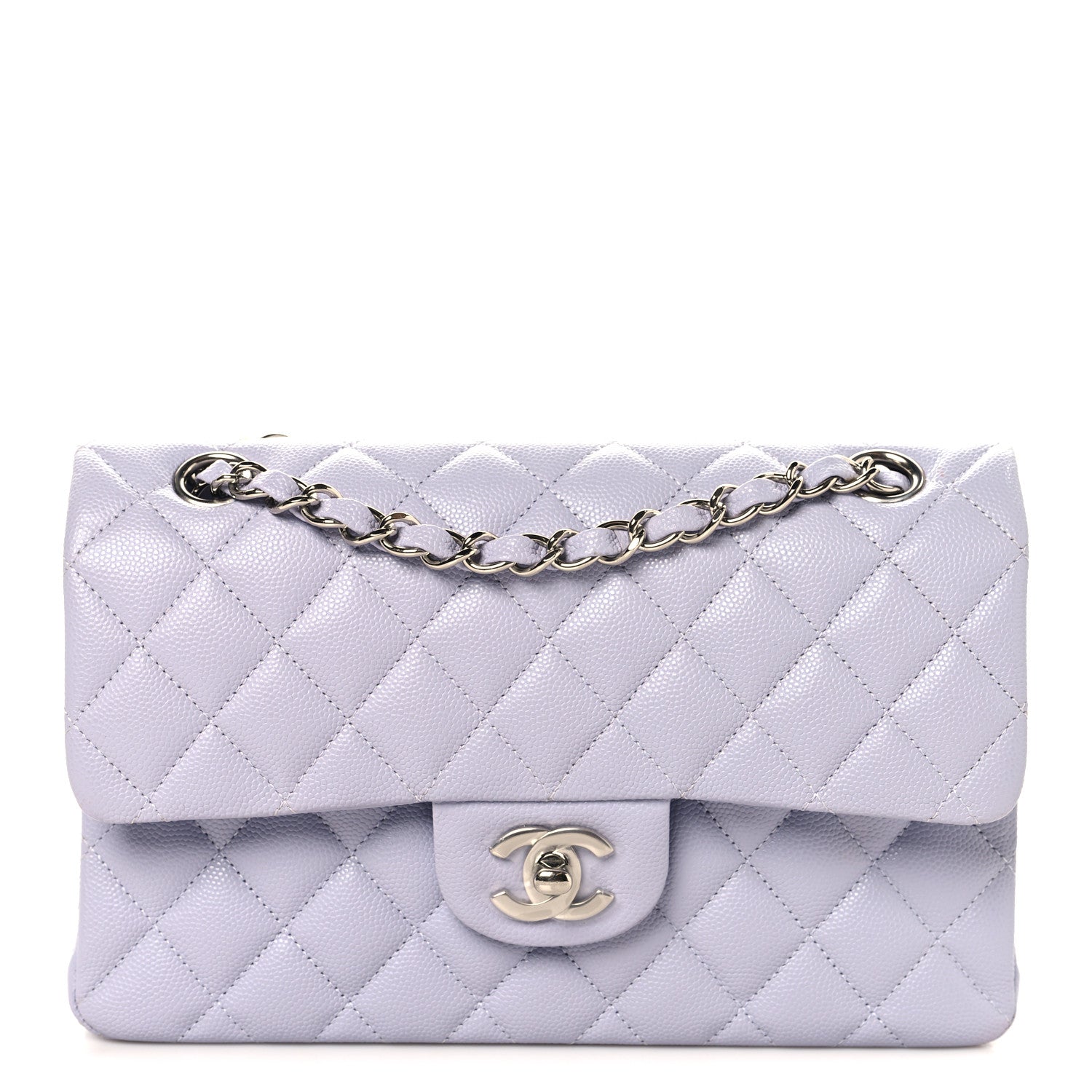 Chanel Caviar Quilted Small Double Flap Light Purple 1 of 11
