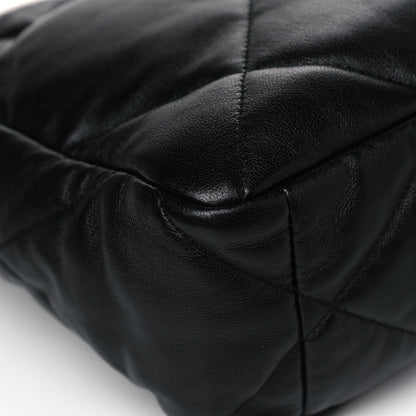 Chanel Lambskin Quilted Large Chanel 19 Flap Black 10 of 16