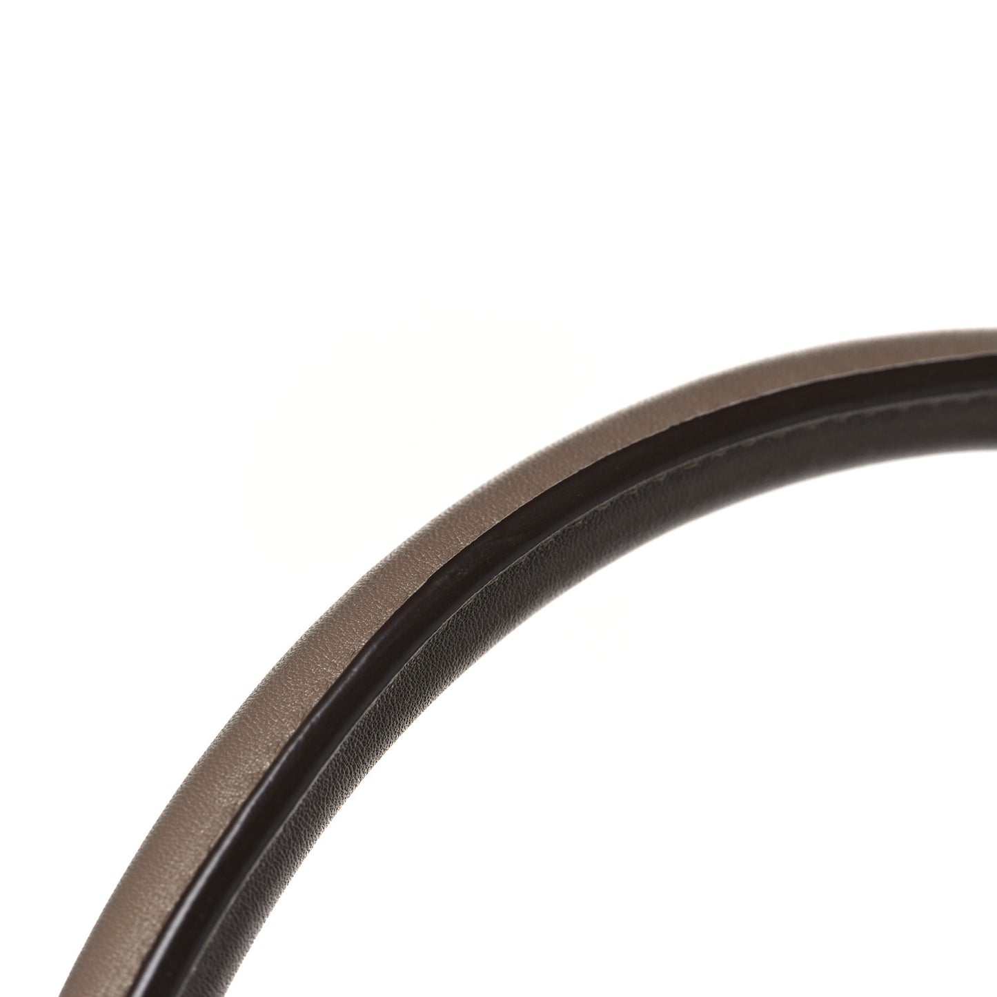 Smooth Calfskin Medium Tri-Color Trapeze Ebony