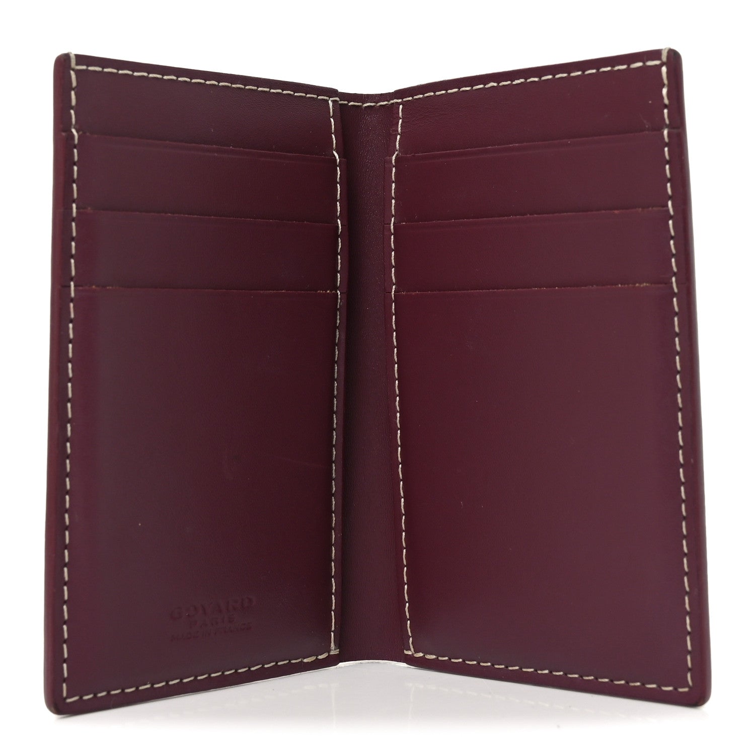Goyard Goyardine Saint Pierre Card Holder Bordeaux 1902597