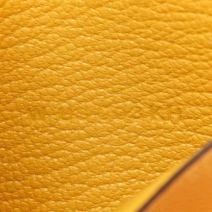 Hermes Chevre Mysore Bearn Card Holder Wallet Sun 8 of 11