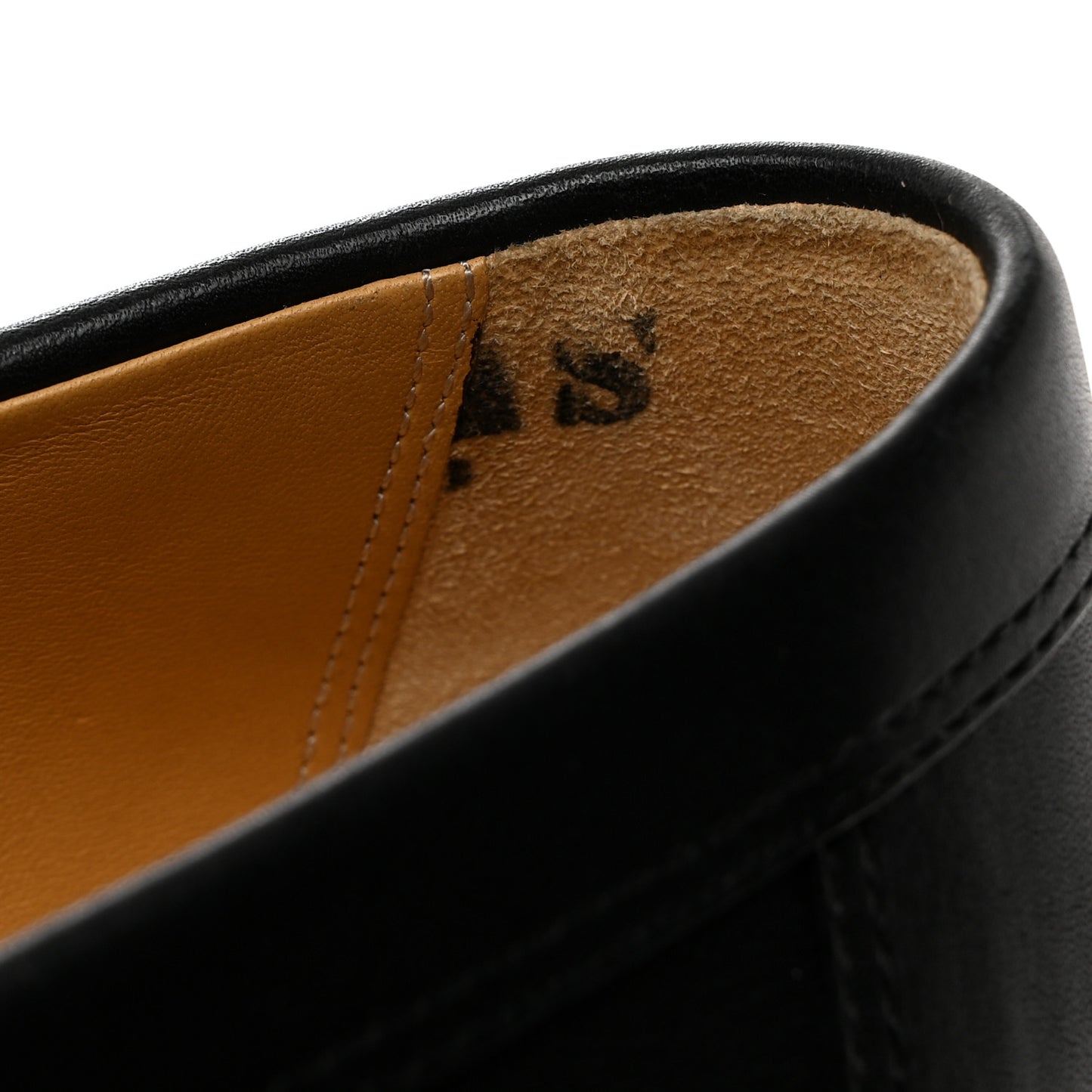 Calfskin Womens Kennedy Loafers 35.5 Black