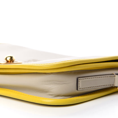 Loewe Smooth Calfskin Ines Clutch Mink Yellow 7 of 11