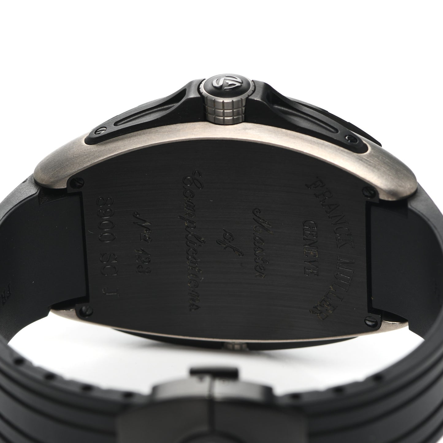 Titanium Rubber 45mm Conquistador Grand Prix Automatic Watch Black 8900SC