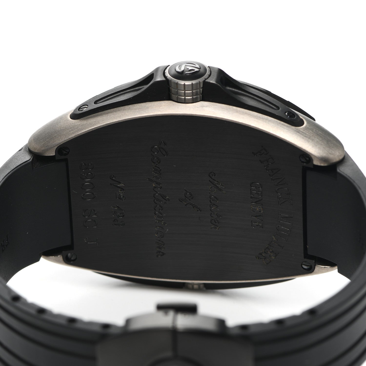 Franck Muller Titanium Rubber 45mm Conquistador Grand Prix Automatic Watch Black 8900SC 4 of 6