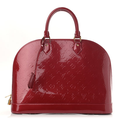 Louis Vuitton Vernis Alma GM Rose Indien 1 of 14
