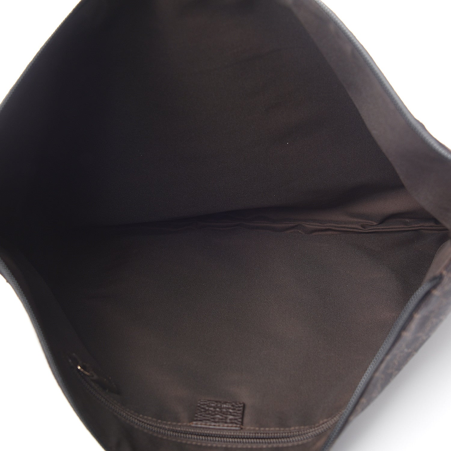 Gucci Denim Monogram Messenger Bag Dark Brown 4 of 9