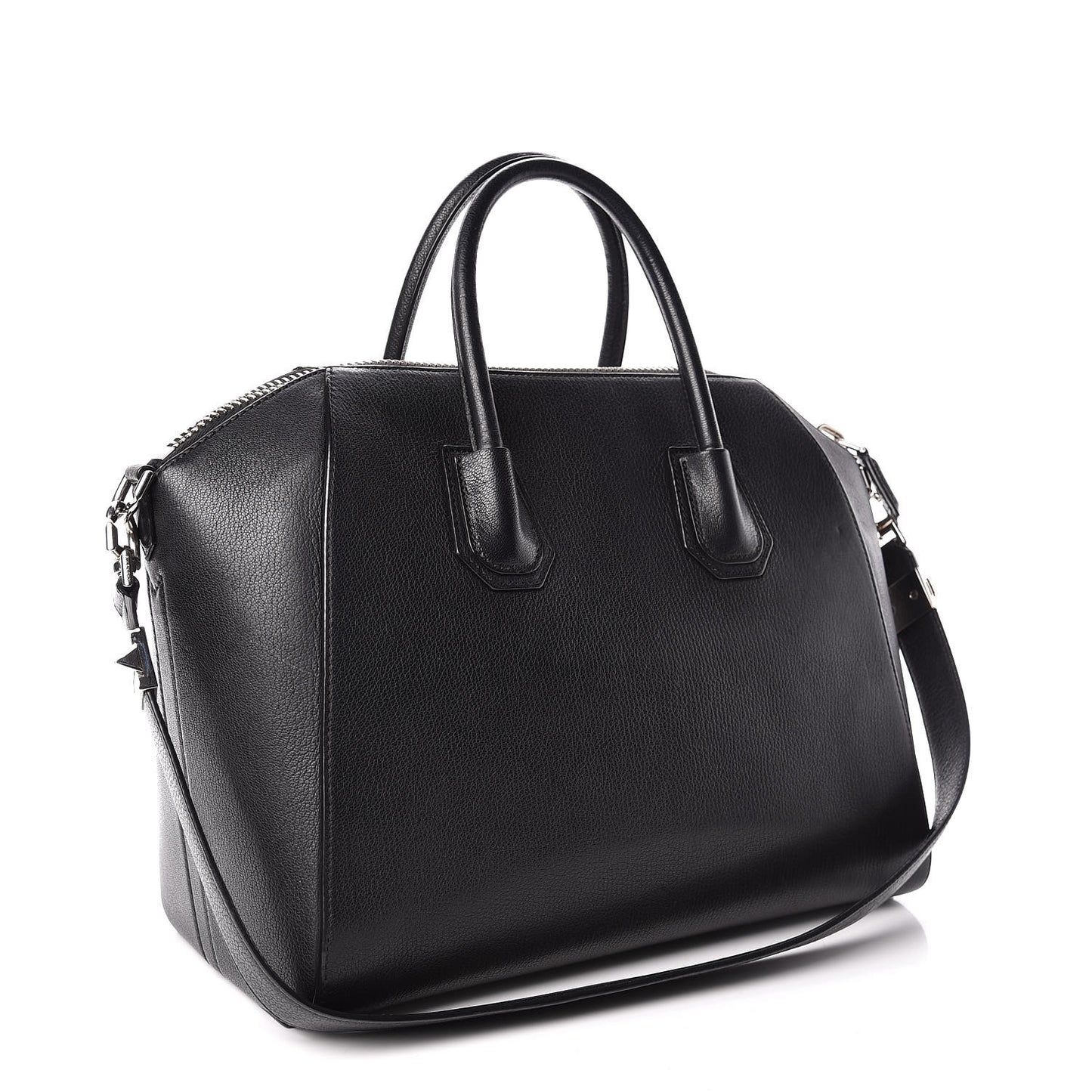 Sugar Goatskin Medium Antigona Black