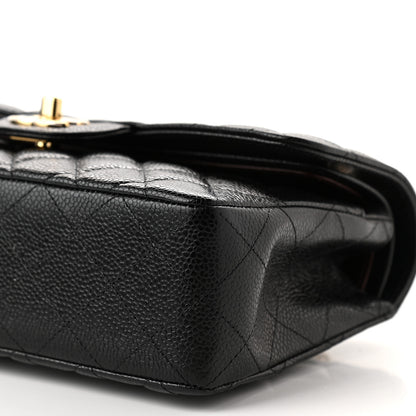 Chanel Caviar Quilted Small Double Flap Black 9 of 9