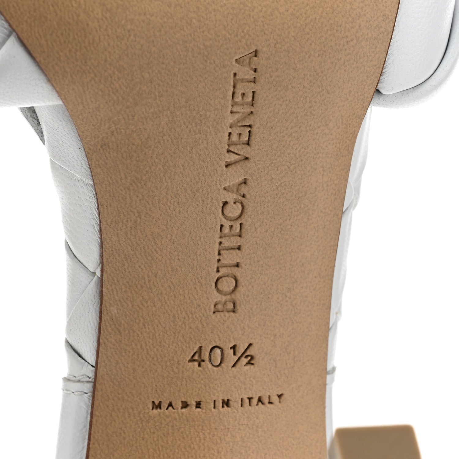 Bottega Veneta Nappa Maxi Intrecciato Lido Mule Sandals 40.5 Optic White 6 of 9