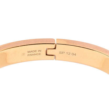 Hermes Enamel Mini Clic Kelly Bracelet PM Aqua 4 of 4