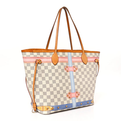Louis Vuitton Damier Azur Summer Trunks Neo Neverfull MM 3 of 10