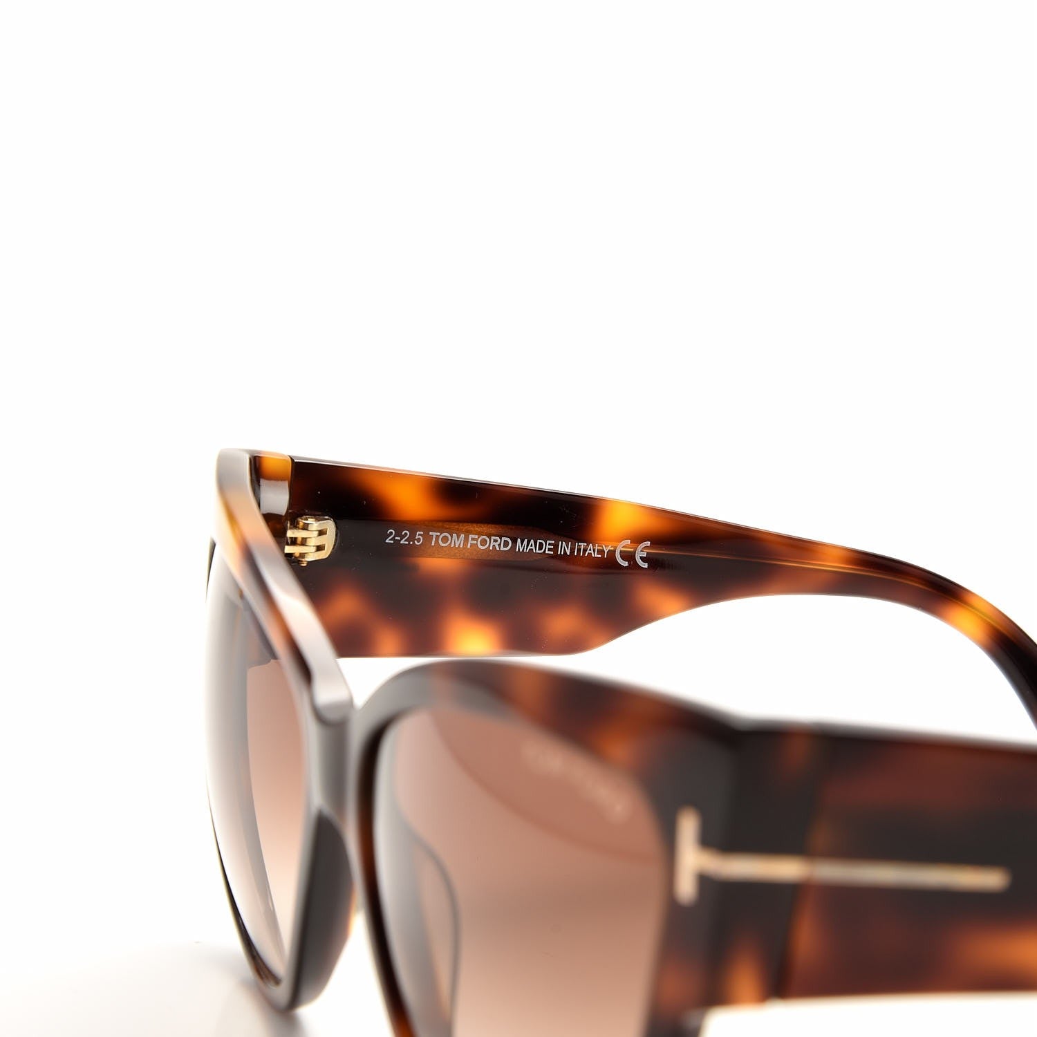 Tom Ford Acetate Anoushka Cat Eye Sunglasses TF371 Tortoise Shell 5 of 8