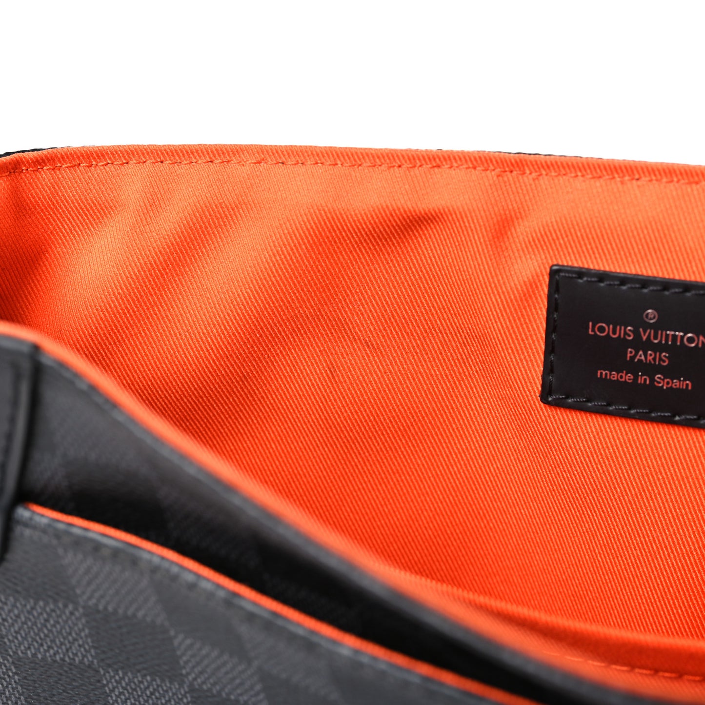 Damier Graphite District PM Orange