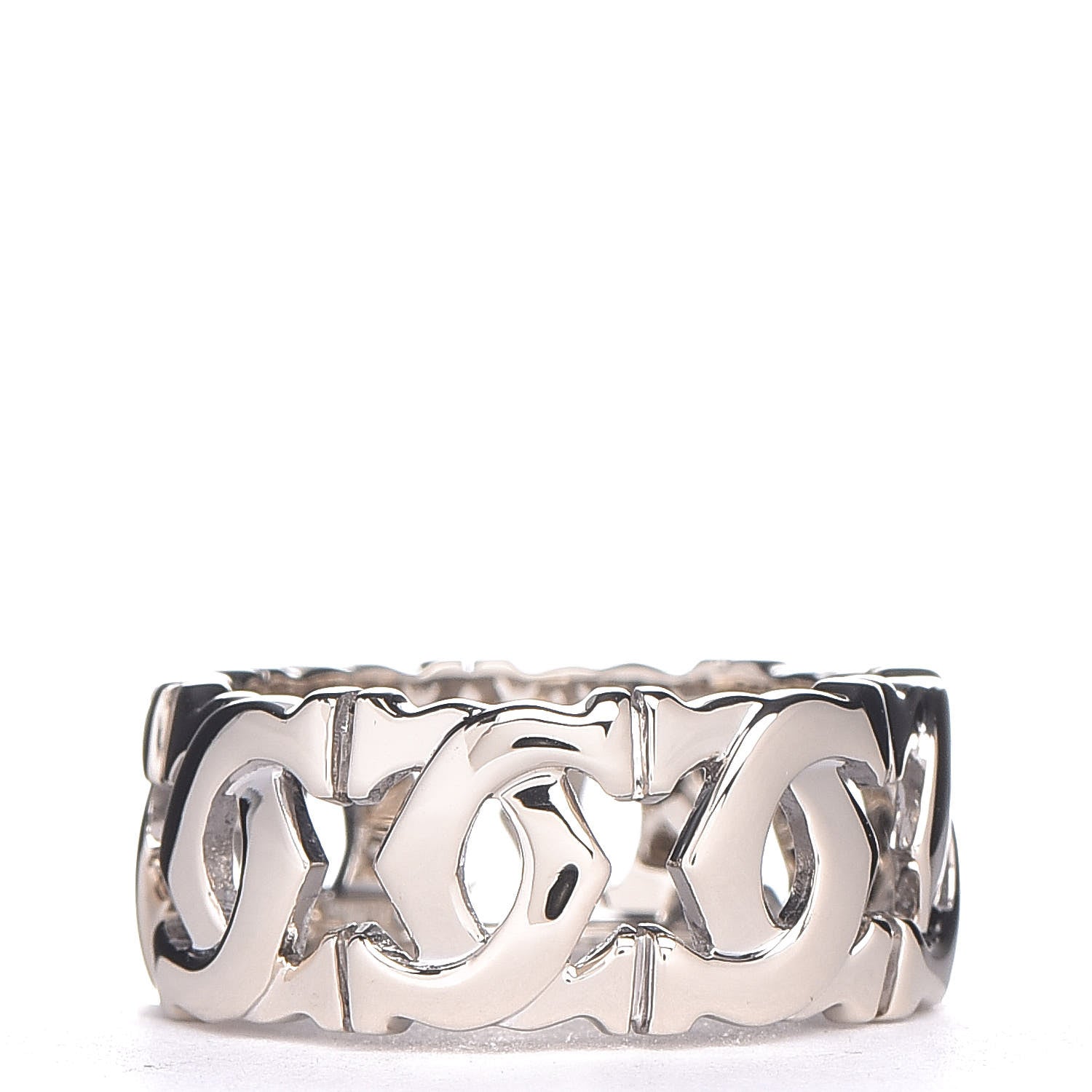 Chopard CARTIER 18K White Gold Entrelaces Ring 49 4.75 3 of 4