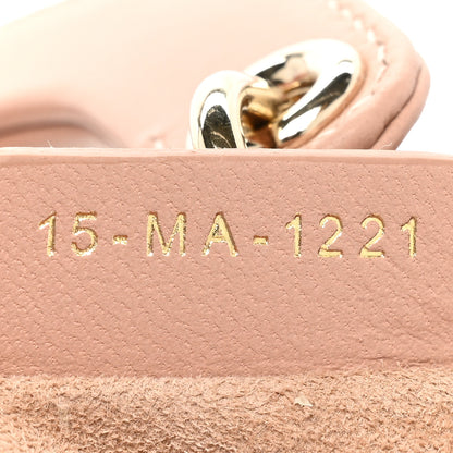 Christian Dior Lambskin Cannage Micro Lady Dior Rose Des Vents 7 of 10
