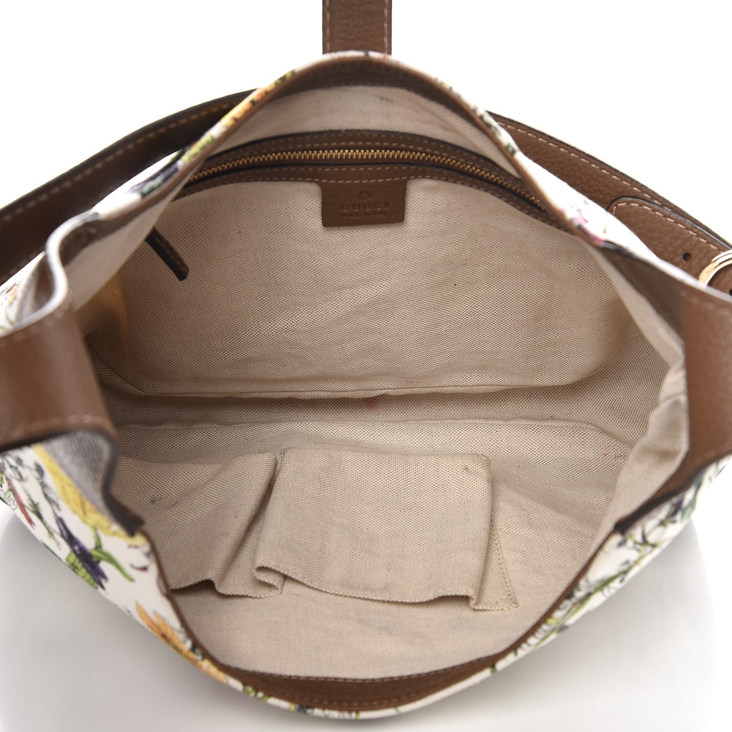 Canvas Flora Infinity Medium Jackie O Bouvier Hobo White Multicolor Acero